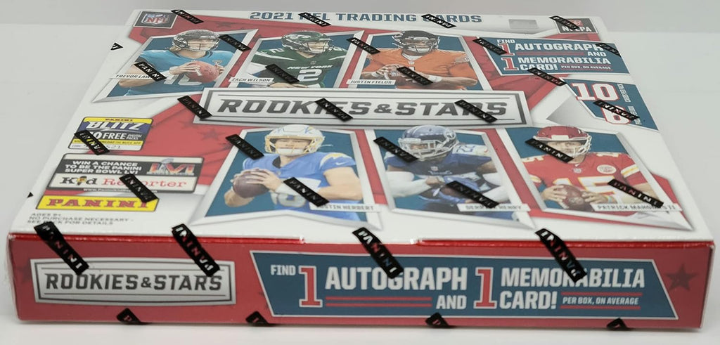 2021 Panini Rookies & Stars Football Trading Cards Mega Box Z3086
