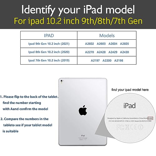 Genuine Leather Folio Case for iPad 10.2 L343