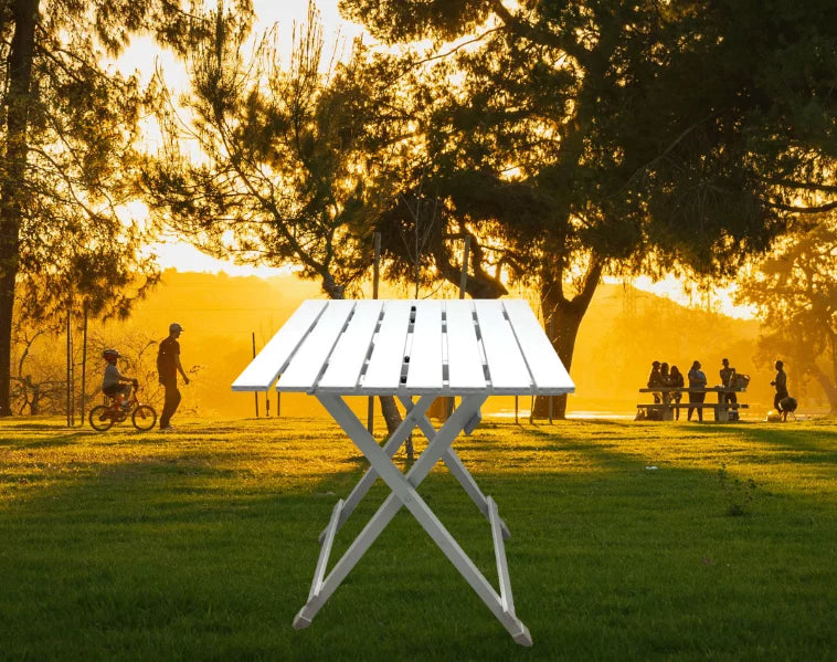 Silver Aluminum Camping Table P590