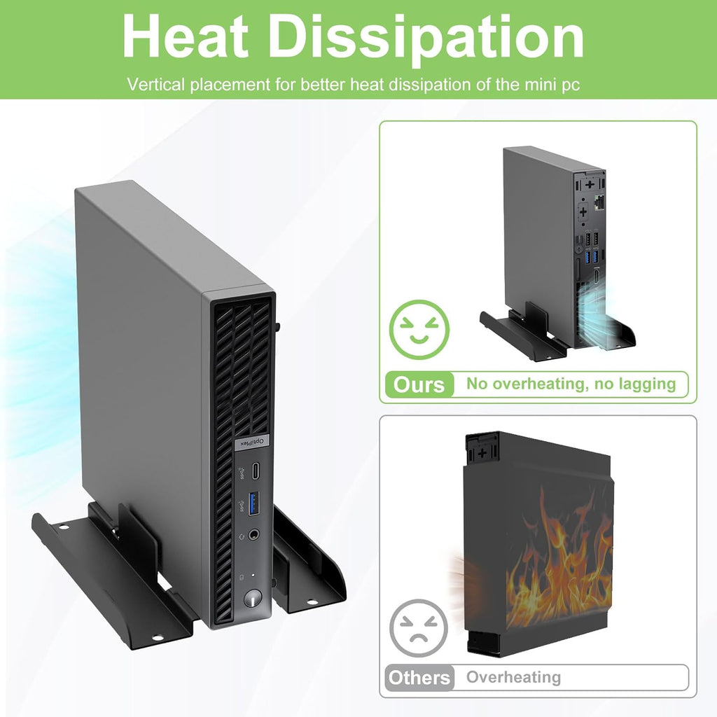 Adjustable Vertical Desk Stand for Mini PC L312737