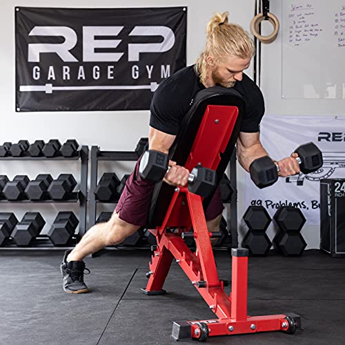 Rubber Hex Dumbbell Set with Rack C886