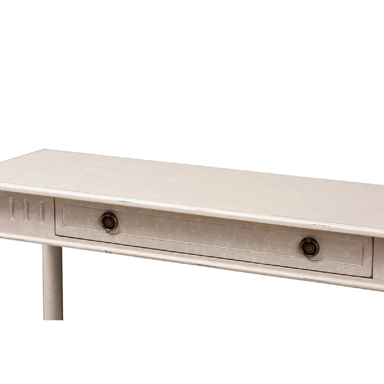 Whitewashed 1-Drawer Console Table Z1730
