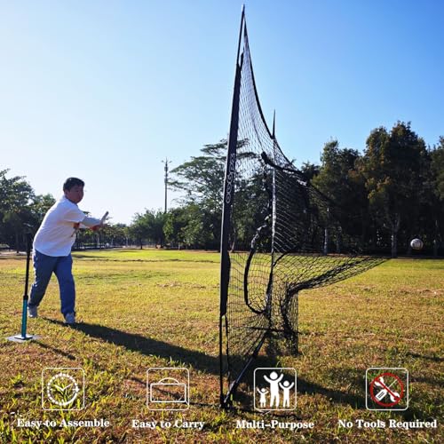 7×7ft Baseball Practice Net with Carry Bag N140