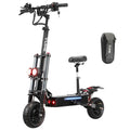 Adult Electric Scooter Dual Motor 52V 2400W 40 MPH 40 Miles 10" Off Road 330lbs Max Load Folding Scooter E290