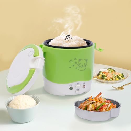 Mini Rice Cooker Steamer 1 Cup 12V 100W T726