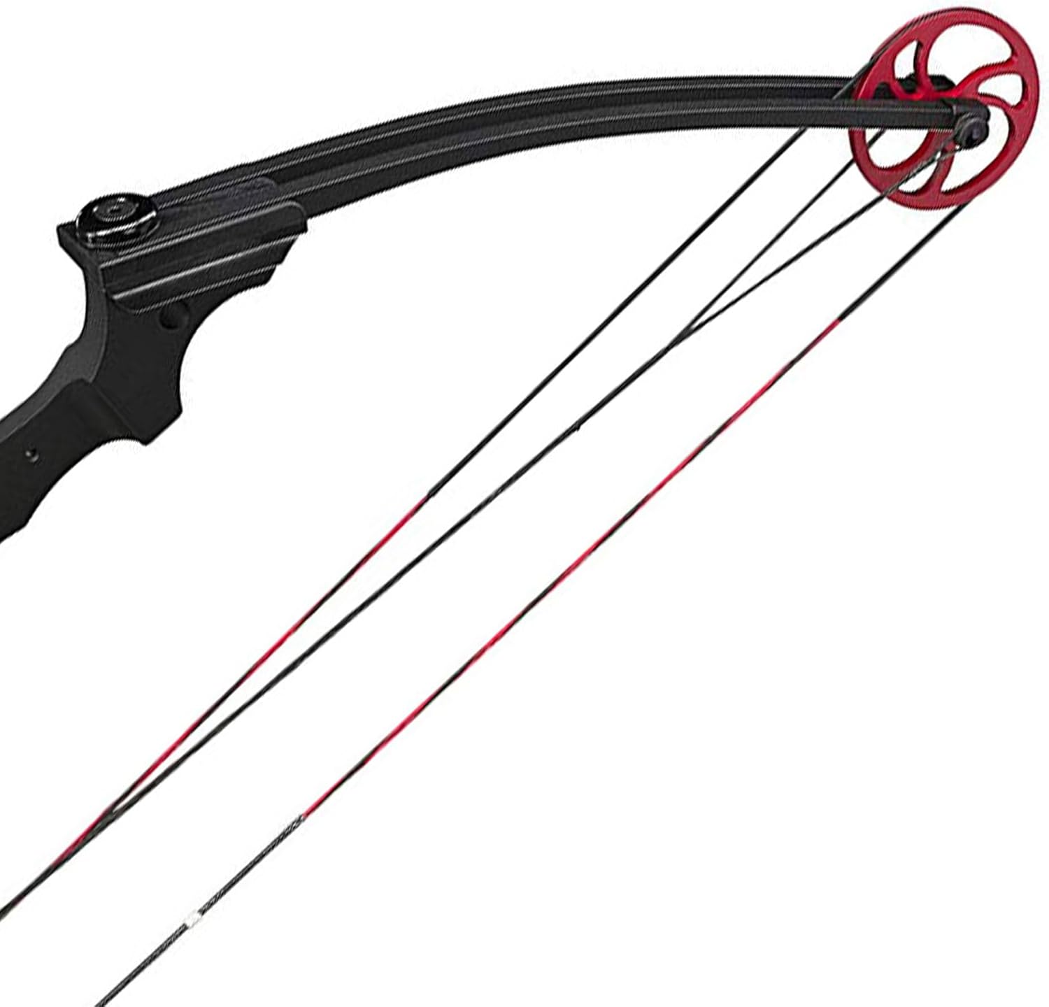Black Compound Bow with Adjustable Draw Length 15"-30" and Adjustable Draw Weight 10-20 Pounds for Left-Handed (2 Pack) V8562