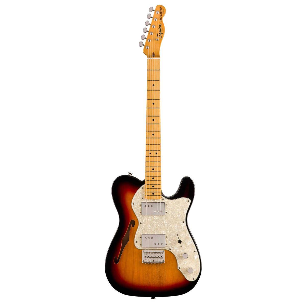 3-Color Sunburst Telecaster Thinline Electric Guitar Y191113