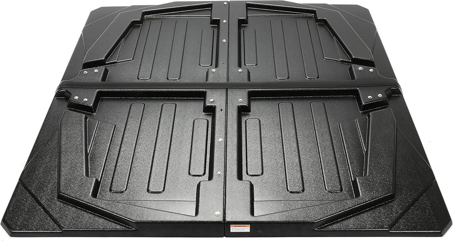 Hard Top Roof 2 Piece Black Replacement for Kawasaki Mule 4 Seater Models U8676