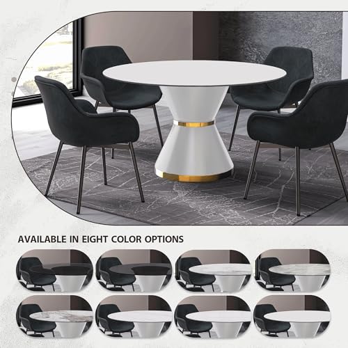 Black Round Dining Table E4195