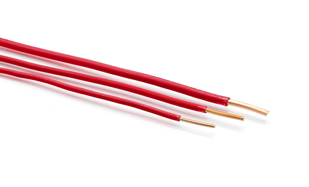 10 AWG Insulated Solid Copper THHN THWN Wire 100 Feet Red A449