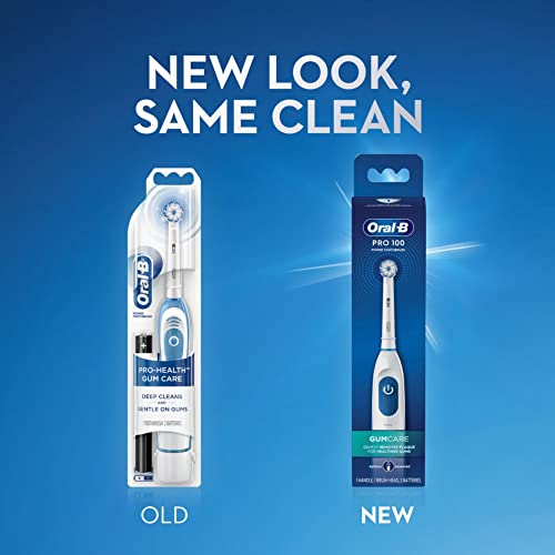 White Battery Powered Electric Toothbrush S250015