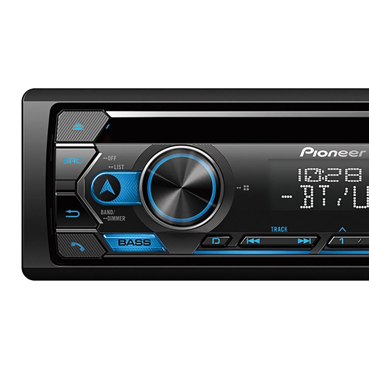 Single-DIN CD Car Stereo with LCD W432