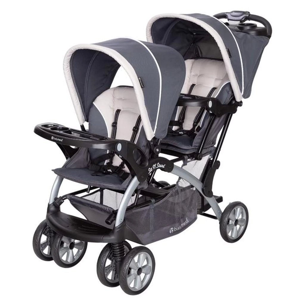 Double Stroller with Single Car Seat N9119
