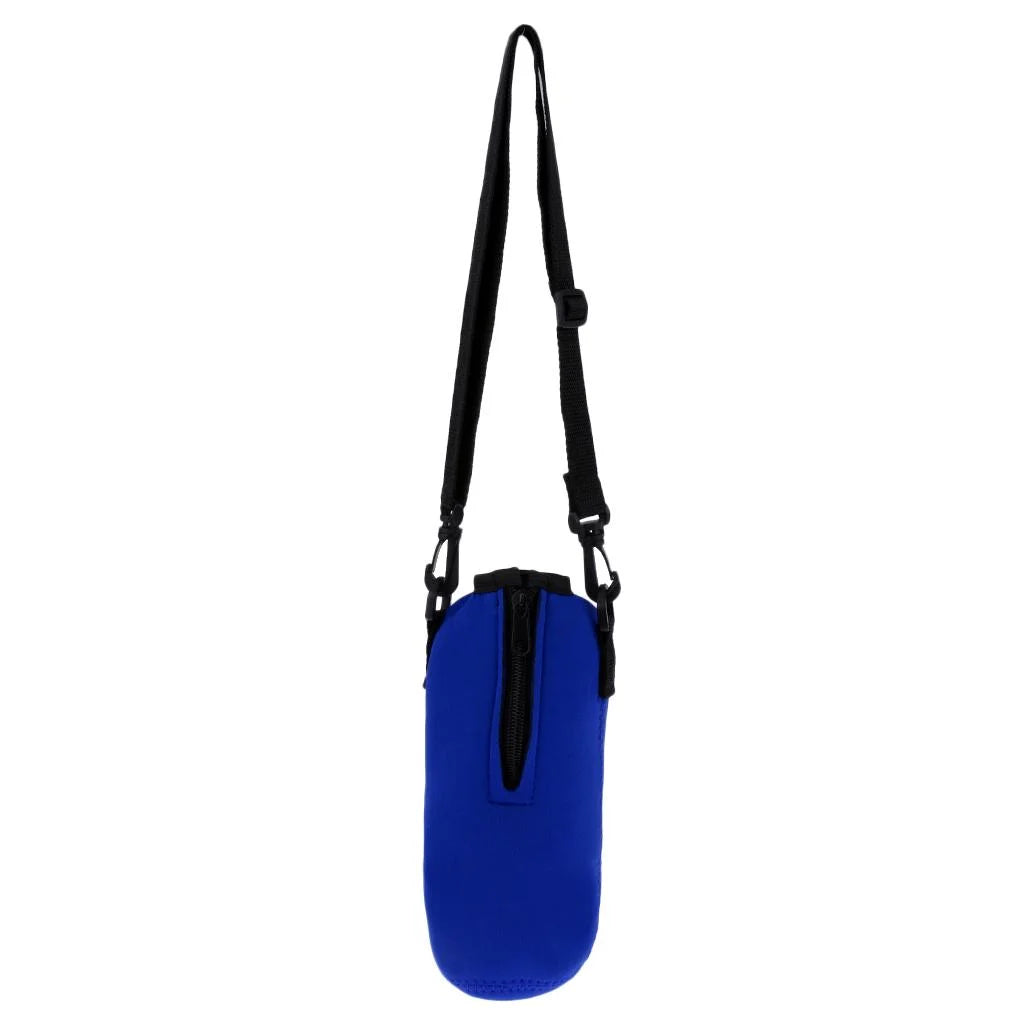 Neoprene 750ml Water Bottle Holder Insulated Carrier Bag with Adjustable Straps A48953