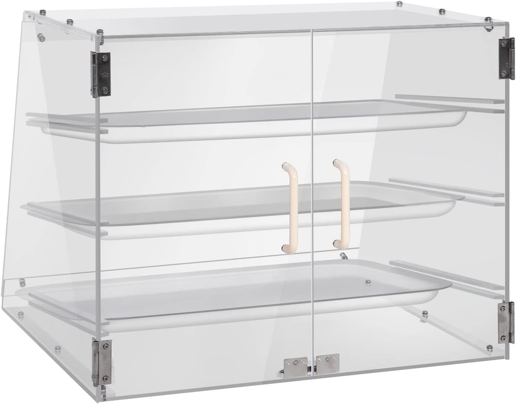 3 Tray Bakery Display Case with Rear Doors L505