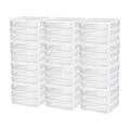 3-Pack White 3 Drawer Plastic Desktop Organizer F7851