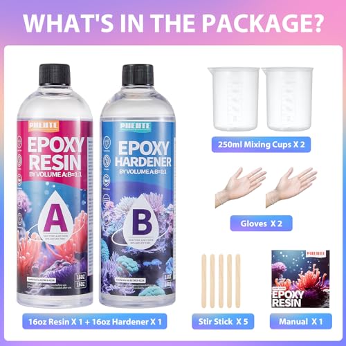 16OZ Crystal Clear Epoxy Resin Kit U88021