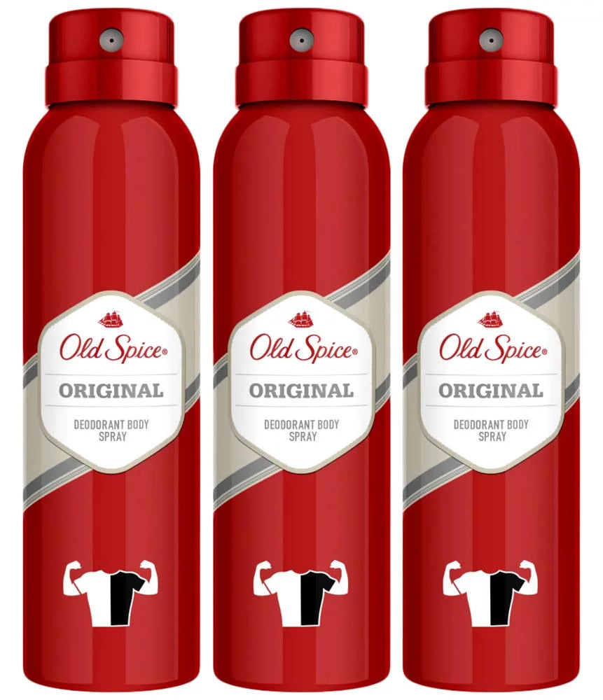 Original Scent Deodorant Body Spray, 5.1 oz (Pack Of 3) L966