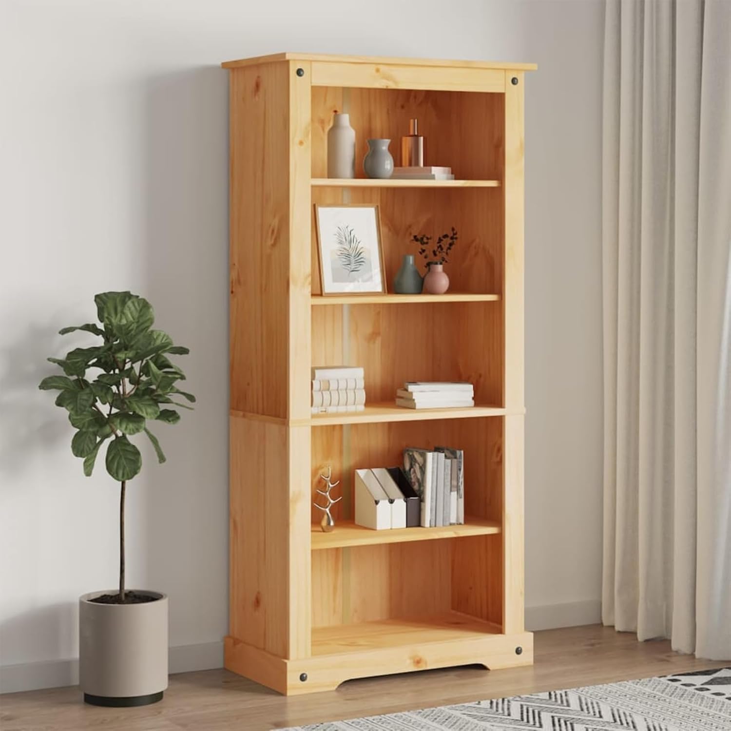 5-Tier Brown Bookcase B5786