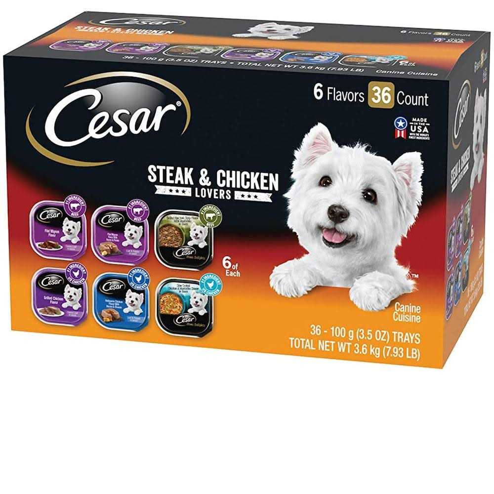 Steak & Poultry Variety Pack Dog Food Trays Z53285