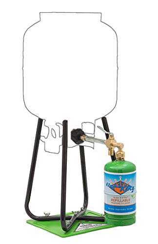 20 lb Steel Propane Tank Cylinder and 2-Pack Refillable 1LB Propane Cylinders H21420