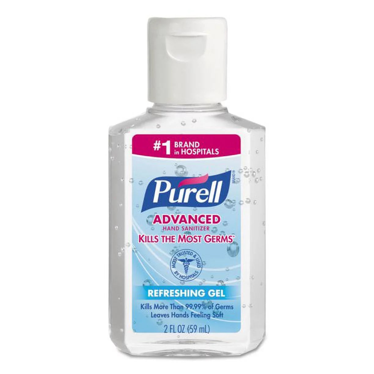 Travel Size Hand Sanitizer Gel 2 Oz 24 Ct F5307