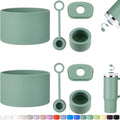 8 Piece Silicone Spill Proof Stopper Set and Protective Boot Including Straw Cover Cap S8469