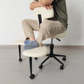 Black Swiveling Meditation Chair with Back Support P85469
