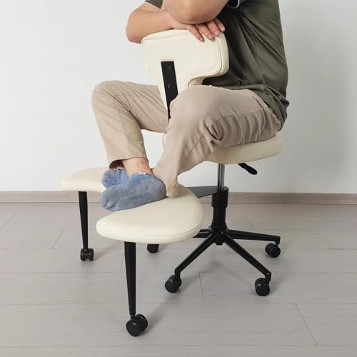 Black Swiveling Meditation Chair with Back Support P85469