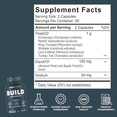 60 Capsules Muscle Builder Supplement Q7199