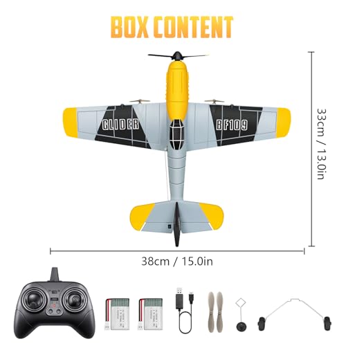 3 Channel RC Plane Remote Control Airplane Ready to Fly 2.4GHz Q2178
