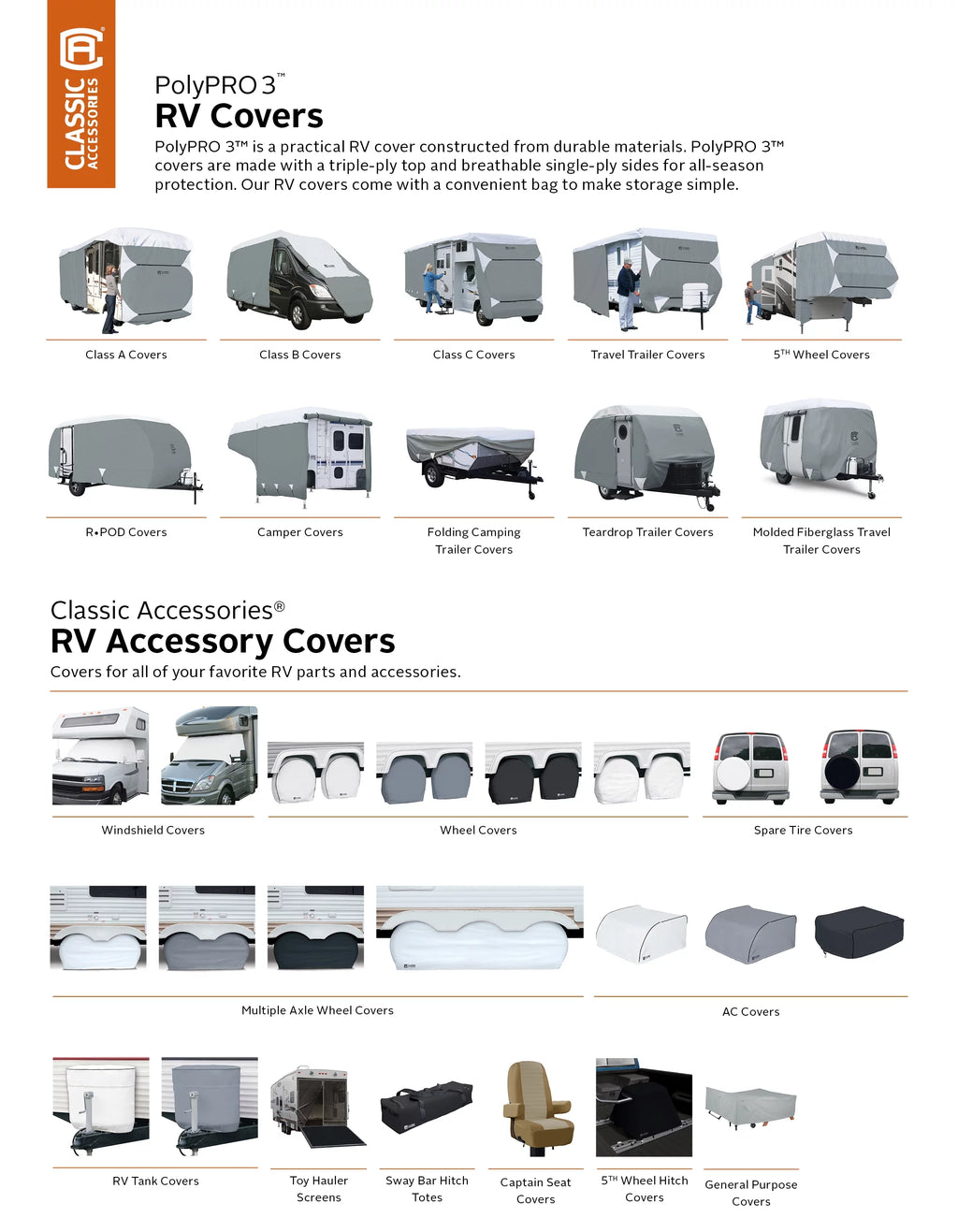 Extra Tall RV Cover, Fits 37' - 40' RVs X31510