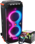 Portable Wireless Bluetooth Party Speaker with Built-in Lights U4066