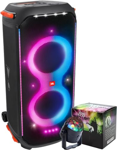 Portable Wireless Bluetooth Party Speaker with Built-in Lights U4066