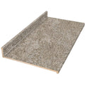10 ft. Brown Laminate Countertop with Backsplash I499