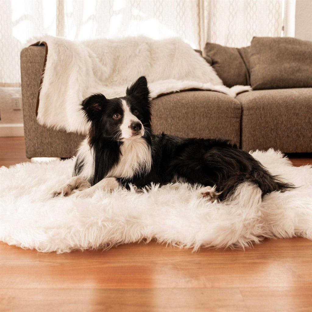 Faux Fur Orthopedic Dog Bed B373804