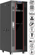 42U Server Rack 39 inch Deep Network Enclosure on Wheels B3348