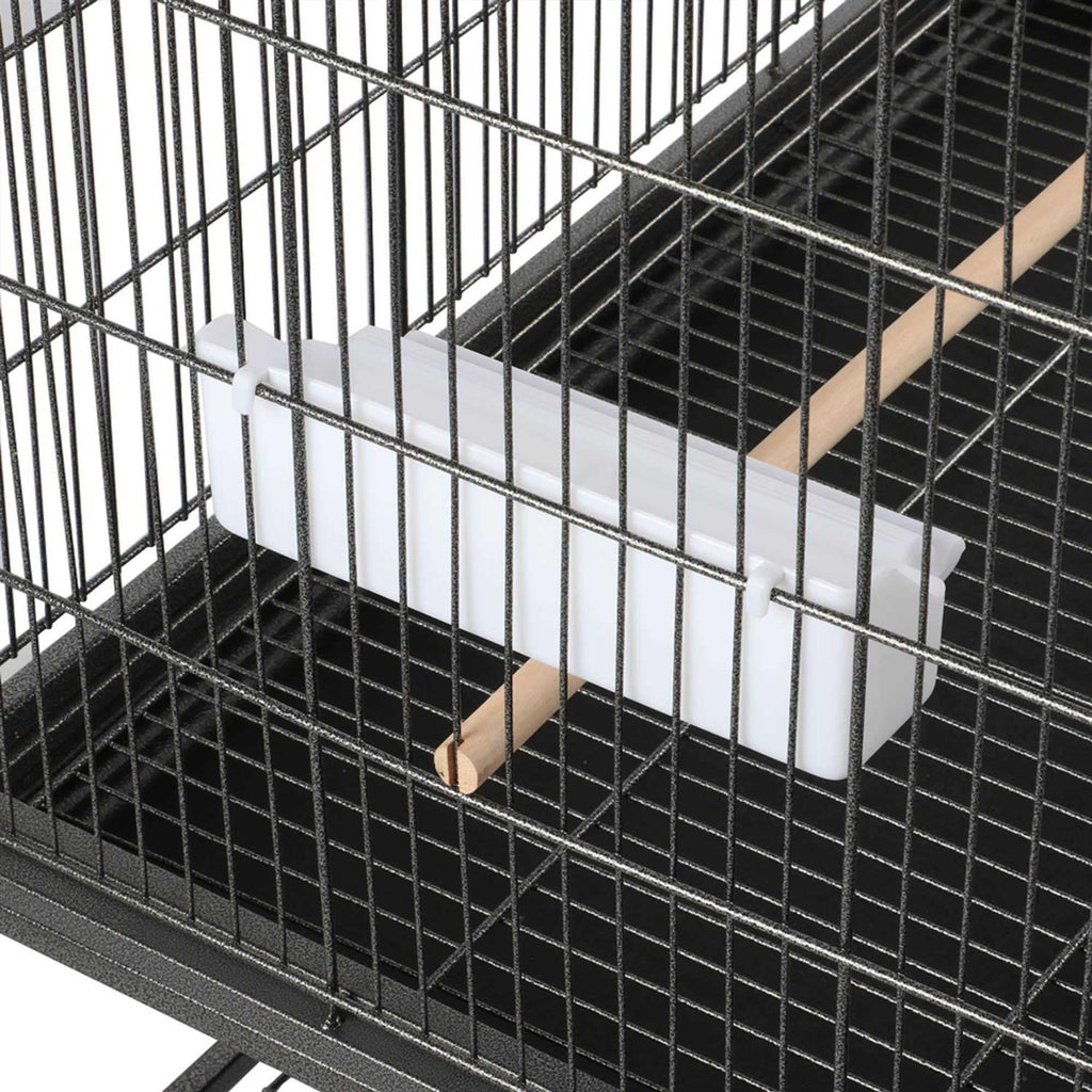 Black Large Bird Cage with Storage Shelf T797