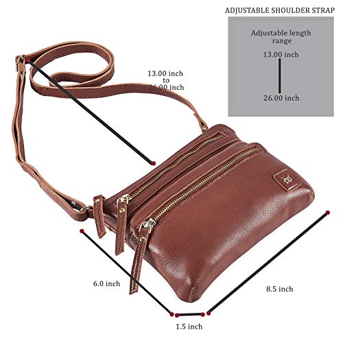 Small Crossbody Sling Bag Real Leather Purse L320
