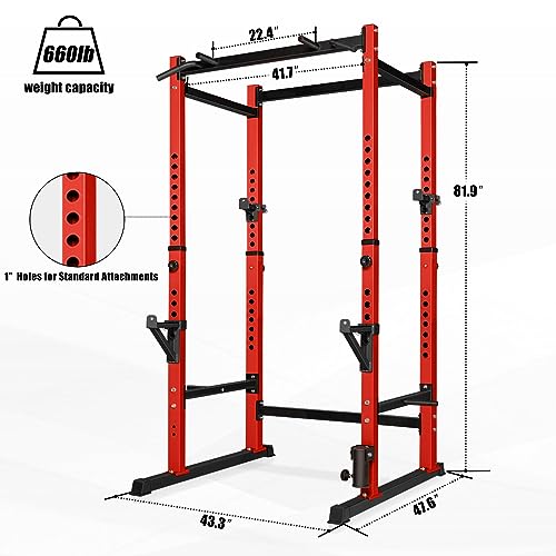 Power Rack with Adjustable Squat Stand P3408