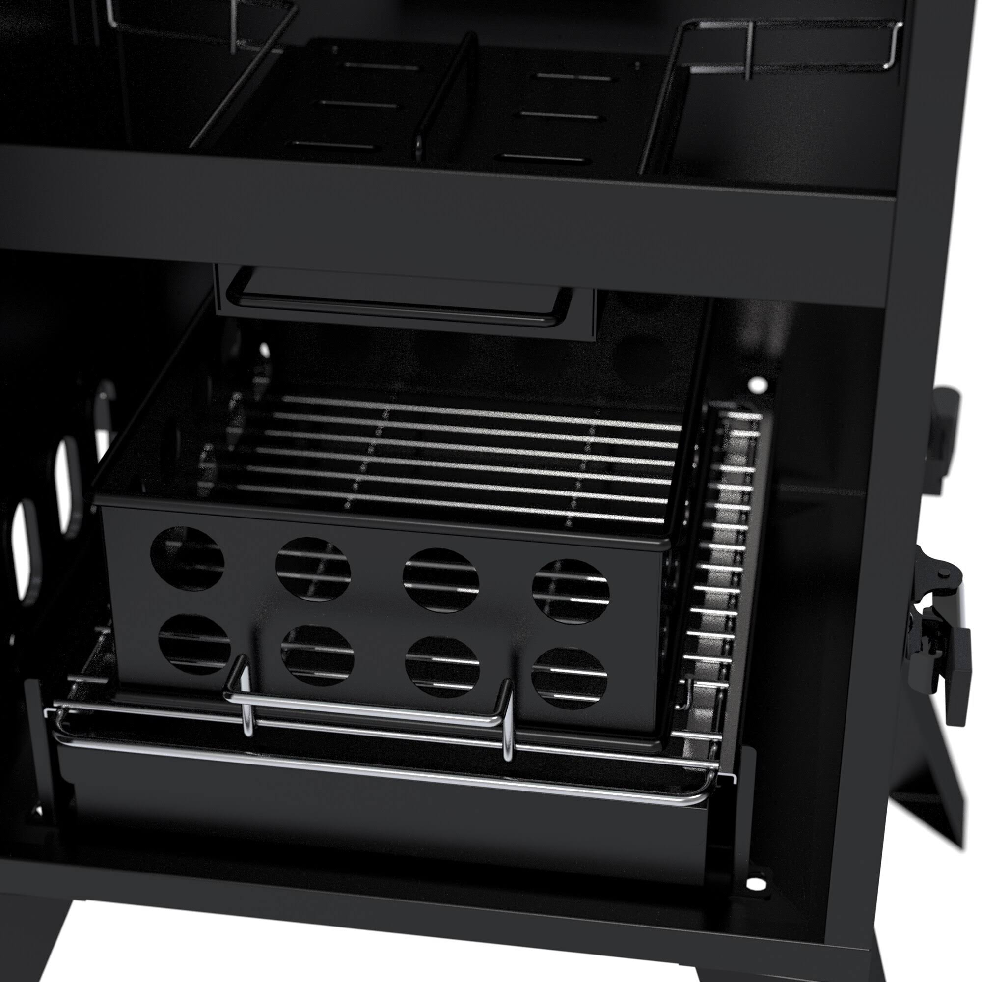 Black Vertical Charcoal Smoker K60090