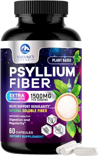 120 Capsules Psyllium Husk Powder Caps 1500mg D87043