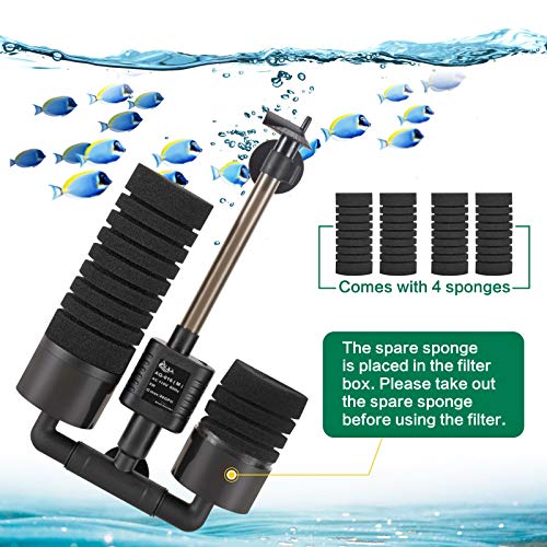 3W/5W Submersible Foam Sponge Filter H443663