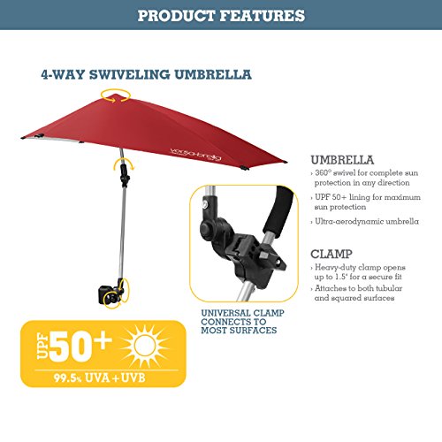 Adjustable Umbrella with Universal Clamp V936