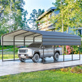 12 x 20 ft Carport with Galvanized Steel Roof R566369