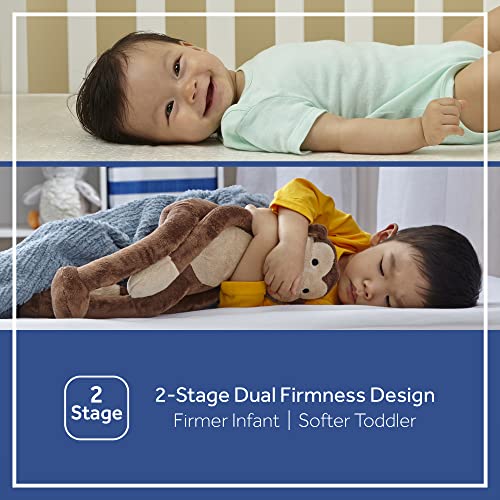 52x28" Waterproof Crib Mattress with 204 Steel Coils T8281