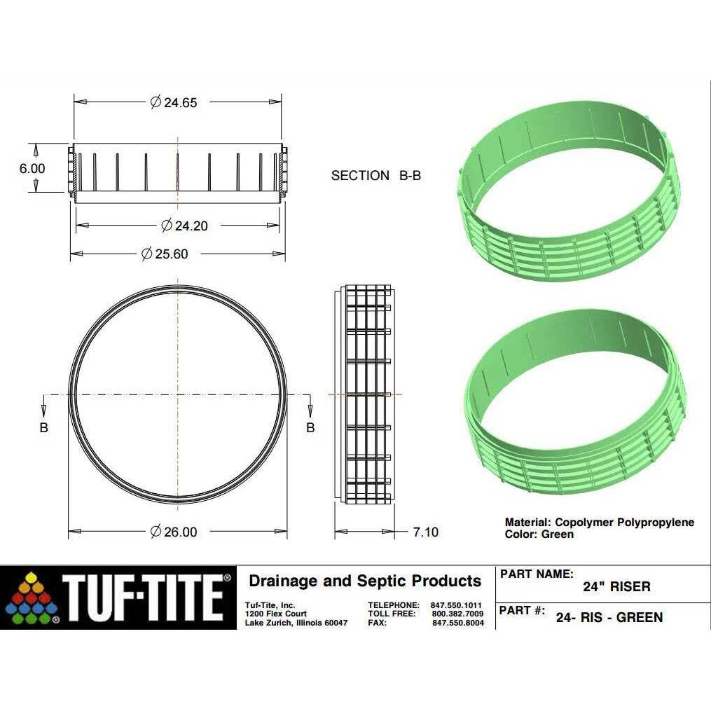 Septic Tank Riser V178