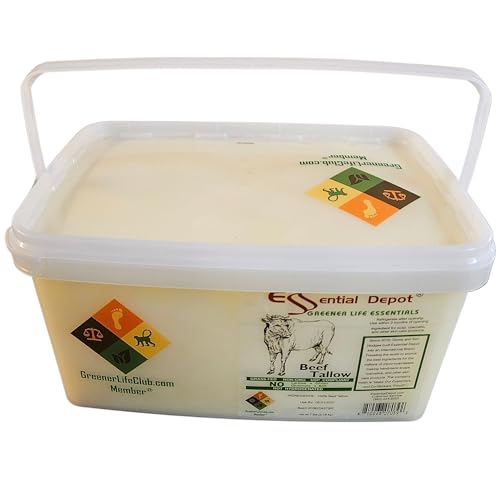 7 lbs Grass Fed Non-GMO Food Grade Beef Tallow T6478