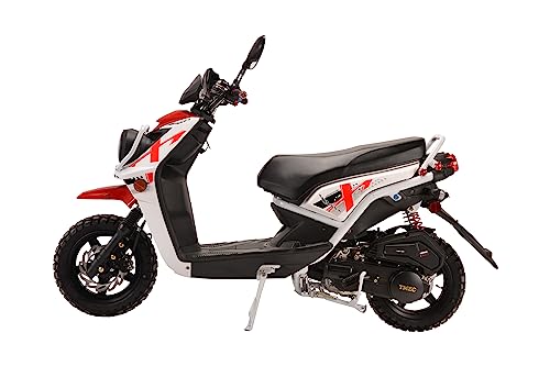 150cc Moped Scooter with 12 inch Aluminum Wheels (Black) K9714