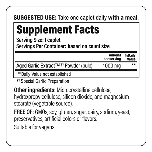 60 Vegan Capsules Aged Garlic Extract F40933